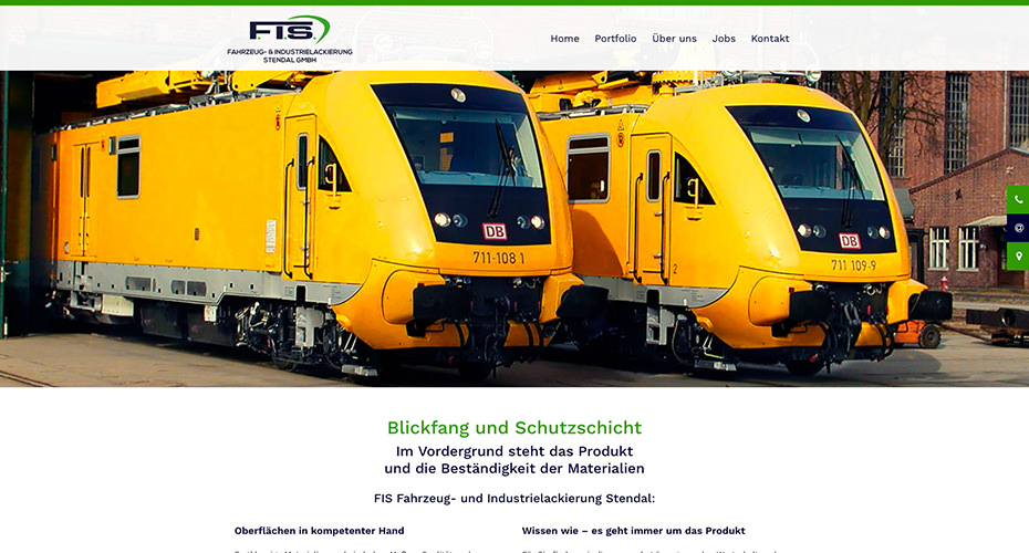 FIS Giebel Lackierung Startseite